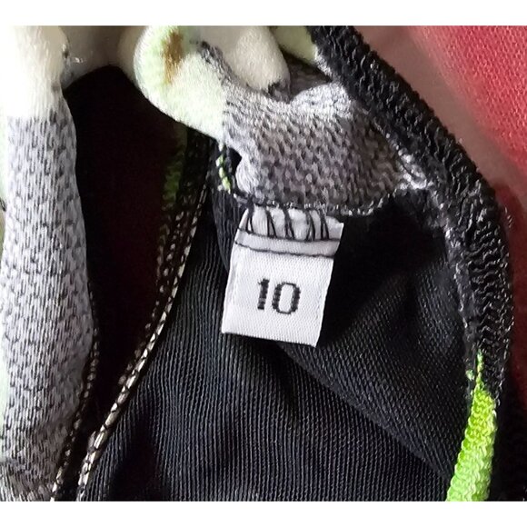 VTG NWOT Jones New York Floral High-Waisted Bikini Top Sz 12 Bottom Sz 10 READ - Picture 9 of 11